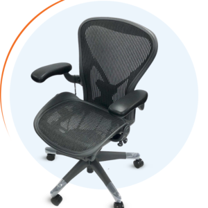 Herman Miller Classic Aeron Chair, Size B with Posturefit Kit