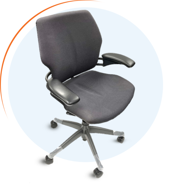 Humanscale Freedom Midback Task Black Refurbished